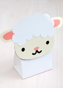 Baby Sheep Treat + Favor Box Die Cut