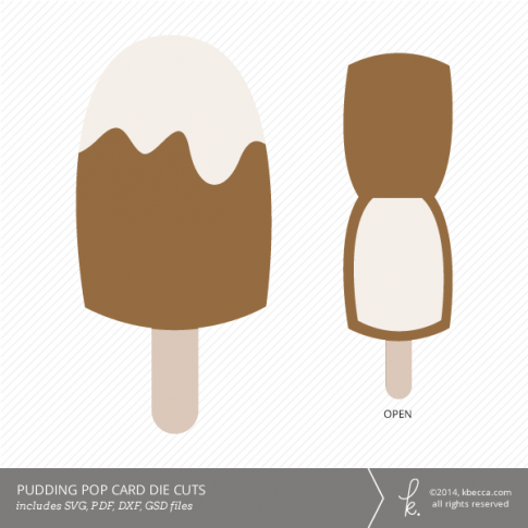 Pudding Pop Card Die Cuts | k.becca