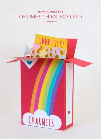 How to Make the Charmies Cereal Box Card
