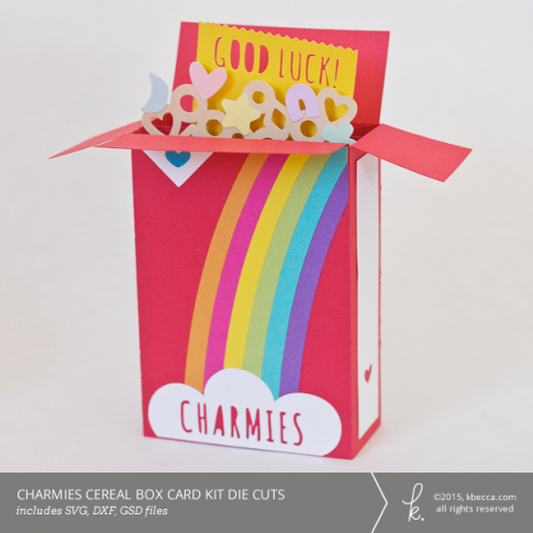 Charmies Cereal Box Card Kit Die Cuts (SVG Included)