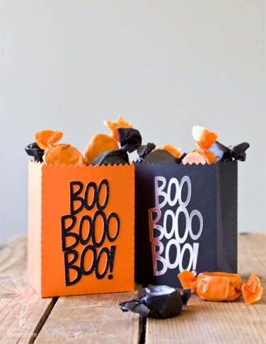 DIY Quick & Easy Die Cut Halloween Treat Bags