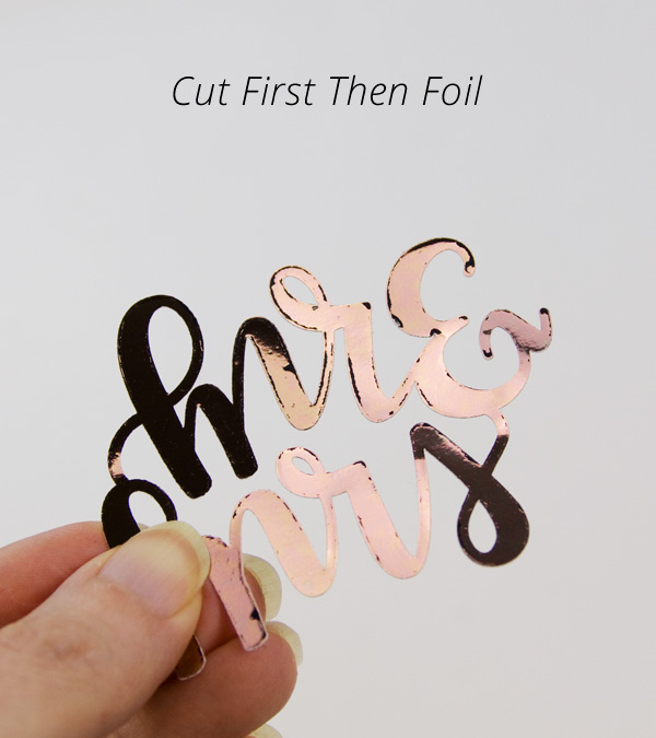 Minc Toner Sheets : Cut First Then Foil