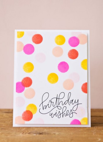 Quick & Easy Dauber Dots Birthday Cardmaking Tutorial
