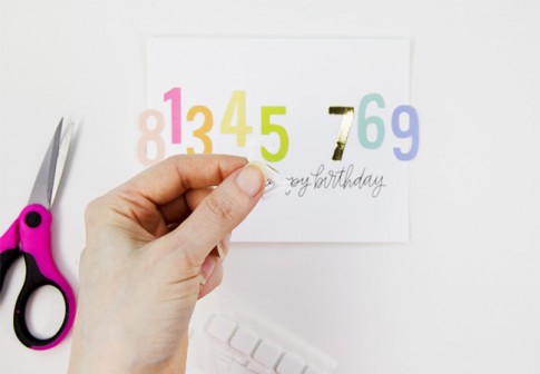 Print & Cut Birthday Card Tutorial with Silhouette Studio, Step 5