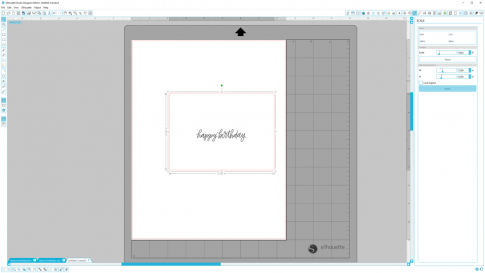 Print & Cut Birthday Card - Silhouette Studio Tutorial