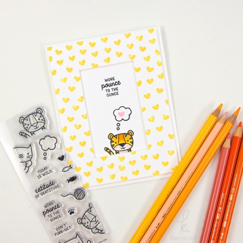 Cardmaking with Peekaboo Cats from Sweet Stamp Shop