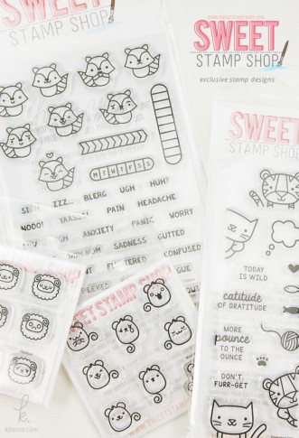 Exclusive Stamp Set Designs by K.becca for Sweet Stamp Shop's June 2016 Release