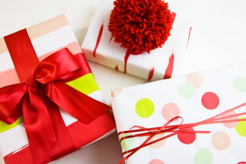 DIY Hand Painted Wrapping Paper (Video)