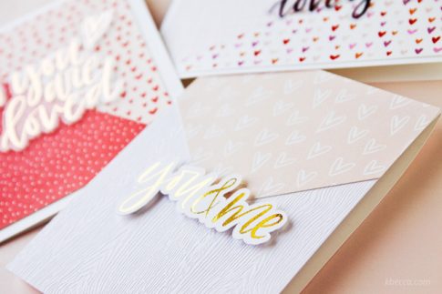 Clean and Simple Hybrid Cardmaking with Love Always Digital Collection from k.becca