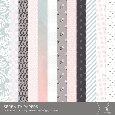 Serenity Digital Patterns from k.becca