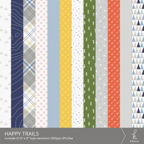 Happy Trails Digital Patterns from k.becca