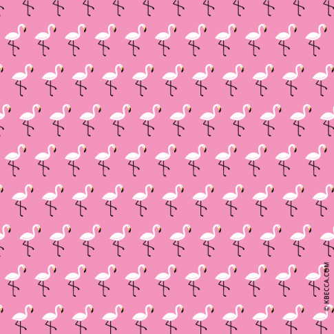 Flamingo Clip Art Pattern (Vector Included) | kbecca.com