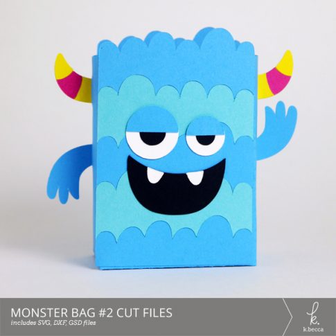 Monster Bag Box #2 Cut Files from k.becca