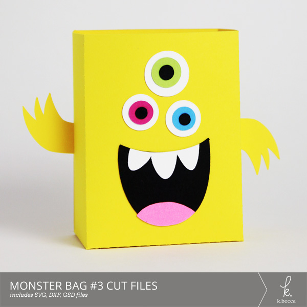 Monster Bag Box #3 Cut Files from k.becca