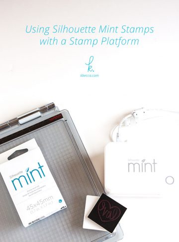 Can You Use Silhouette Mint Stamps with a Stamp Platform / Press?