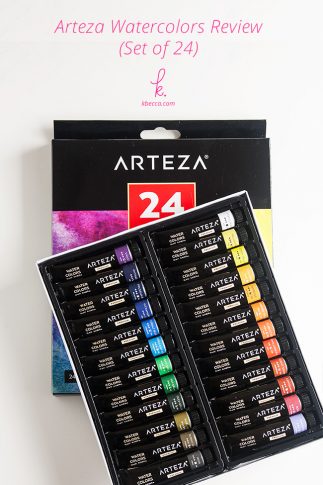 Arteza Watercolors Review (Set of 24)