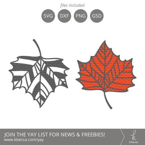 Leaf #4 SVG Cut Files (Commercial License Available) #svgfiles #silhouettecameo #cutfiles