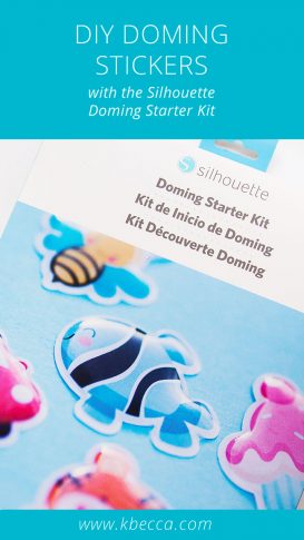 DIY Domed Stickers with the Silhouette Doming Starter Kit (Video Tutorial) #silhouettecameo