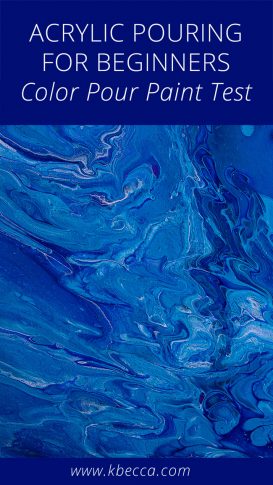 Acrylic Pouring for Beginners : American Crafts Color Pour Paints #acrylicpouring #pourpainting