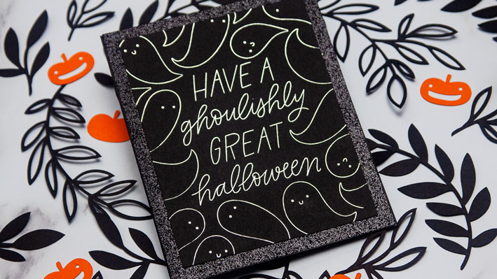 Foil Quill Halloween Card Making with the Silhouette Cameo
