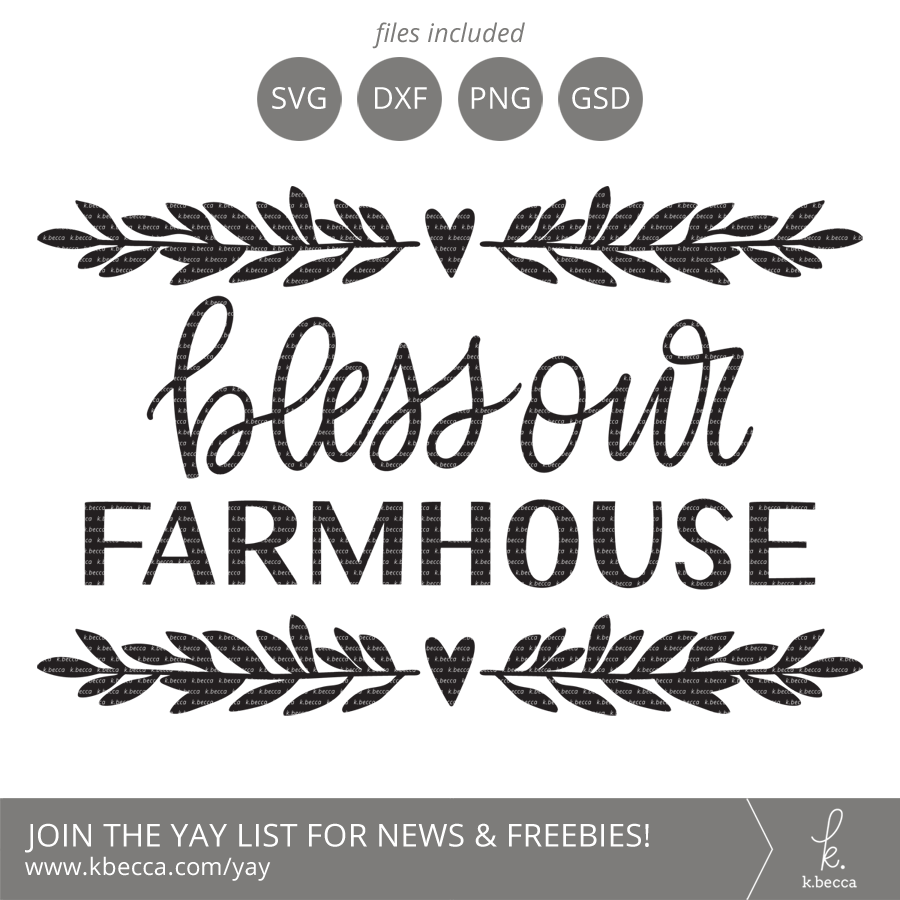 Download Bless Our Farmhouse SVG Files - Farmhouse SVG
